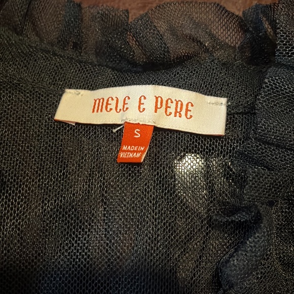 Gothic Black Lace Top - Picture 6 of 7